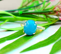 Blue Opal Ring