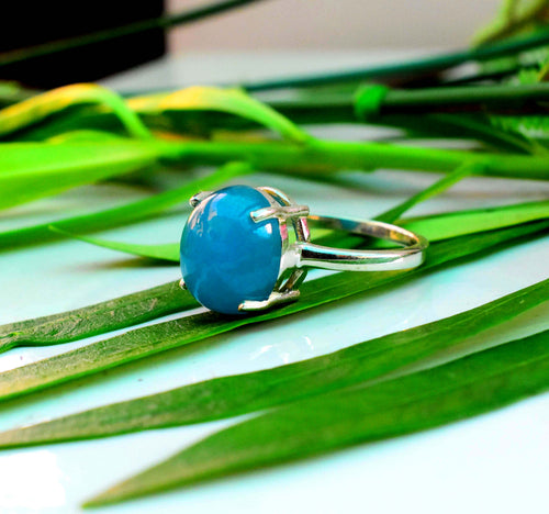 Blue Opal Ring