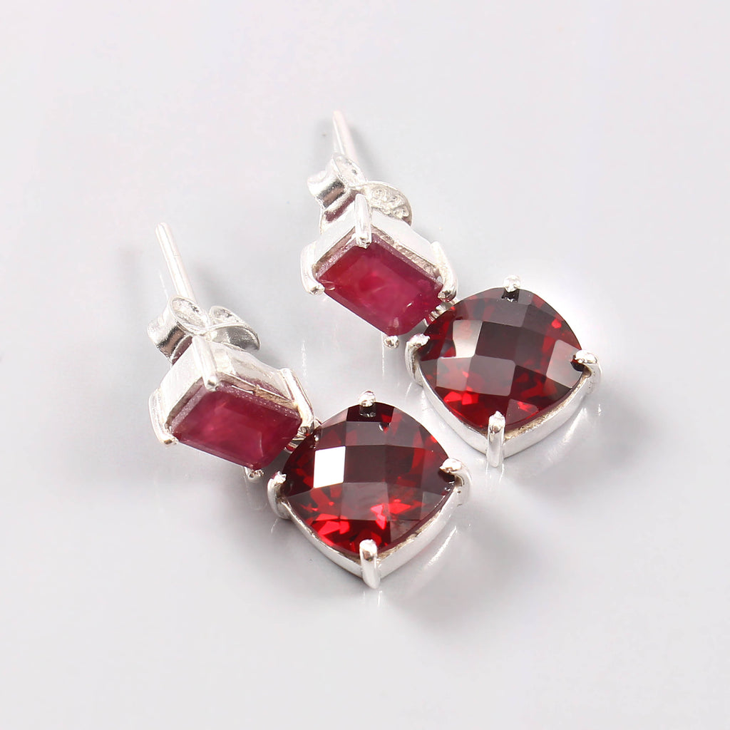 Garnet Earrings
