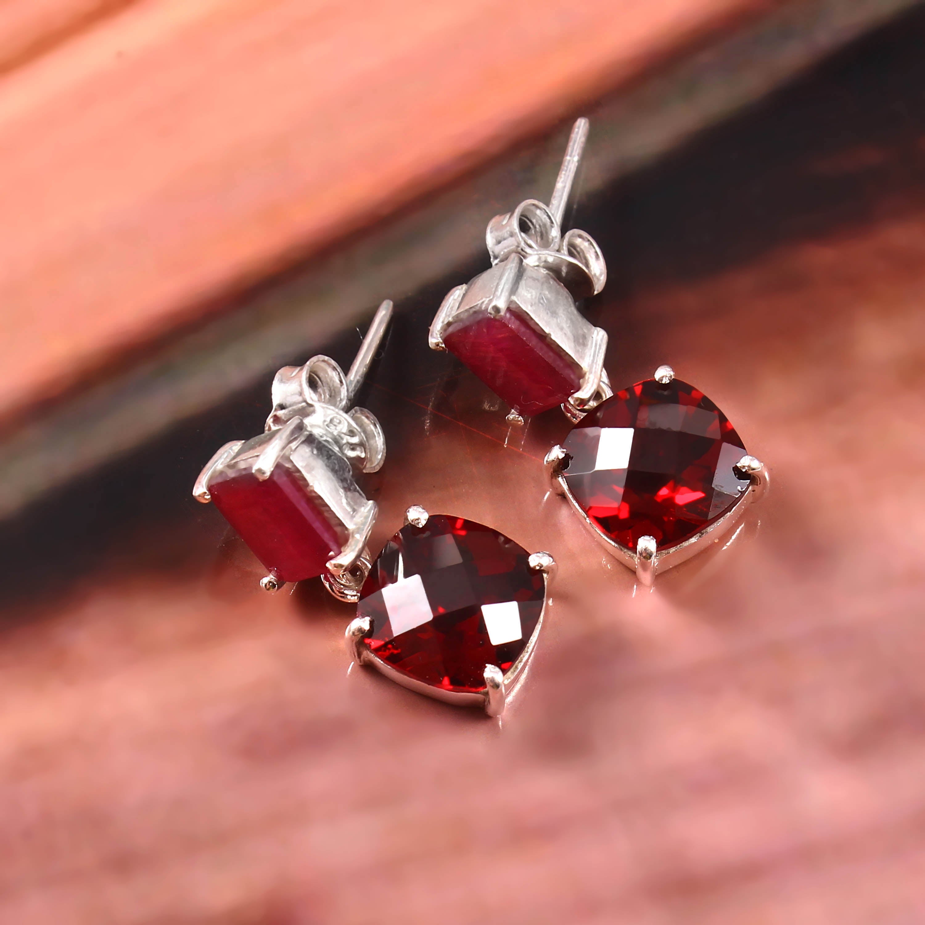 Garnet Earrings