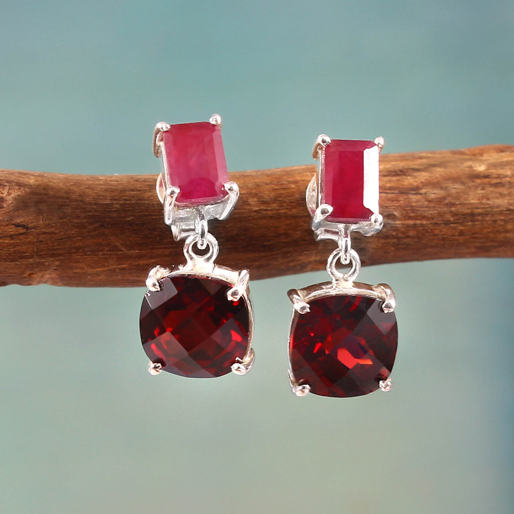 Garnet Earrings