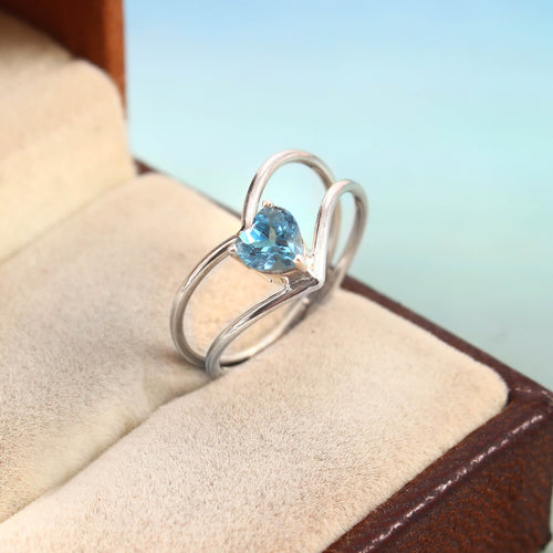 Blue Topaz Ring