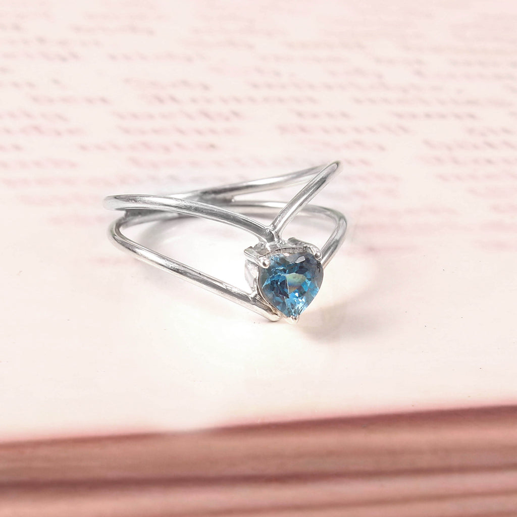 Blue Topaz Ring