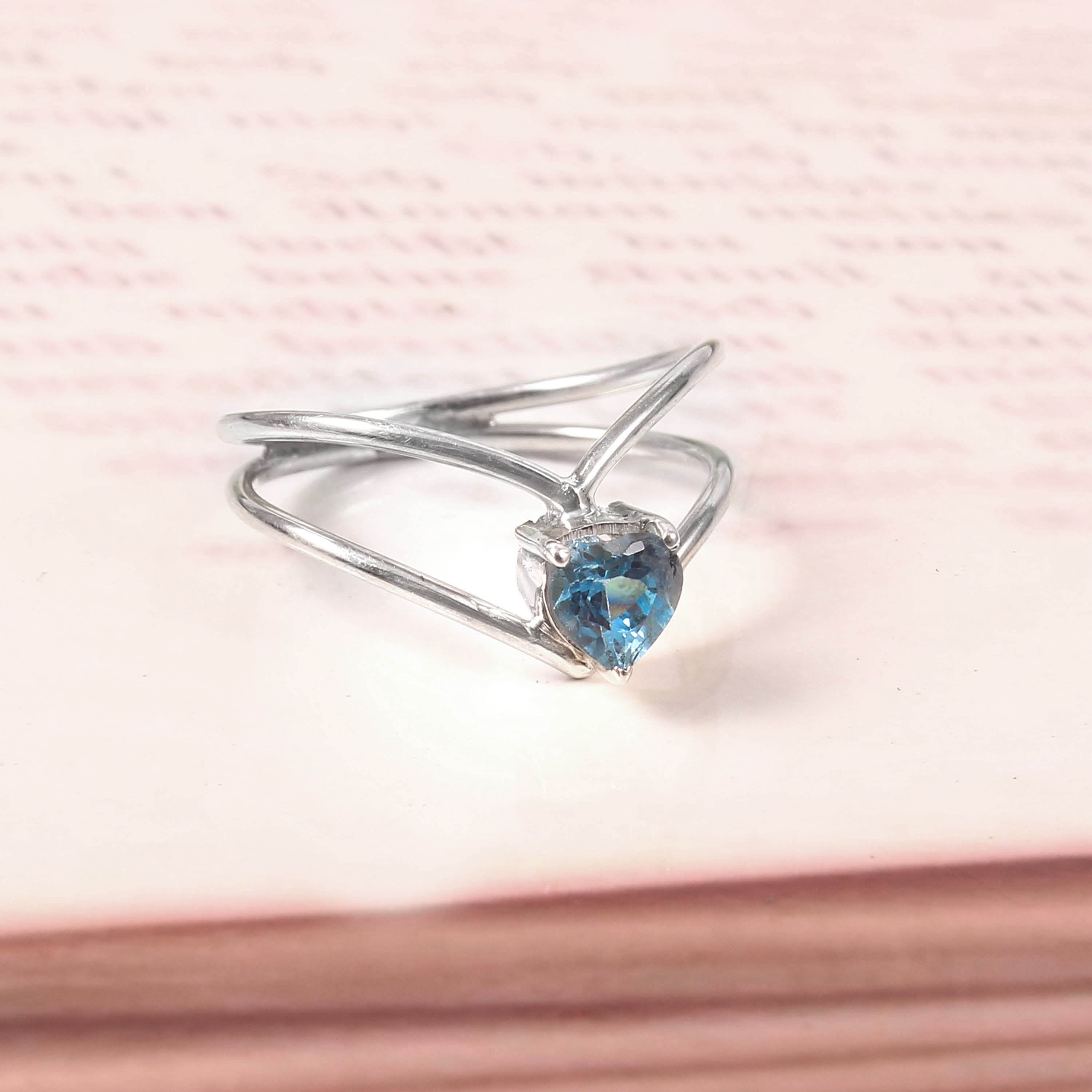 Blue Topaz Ring