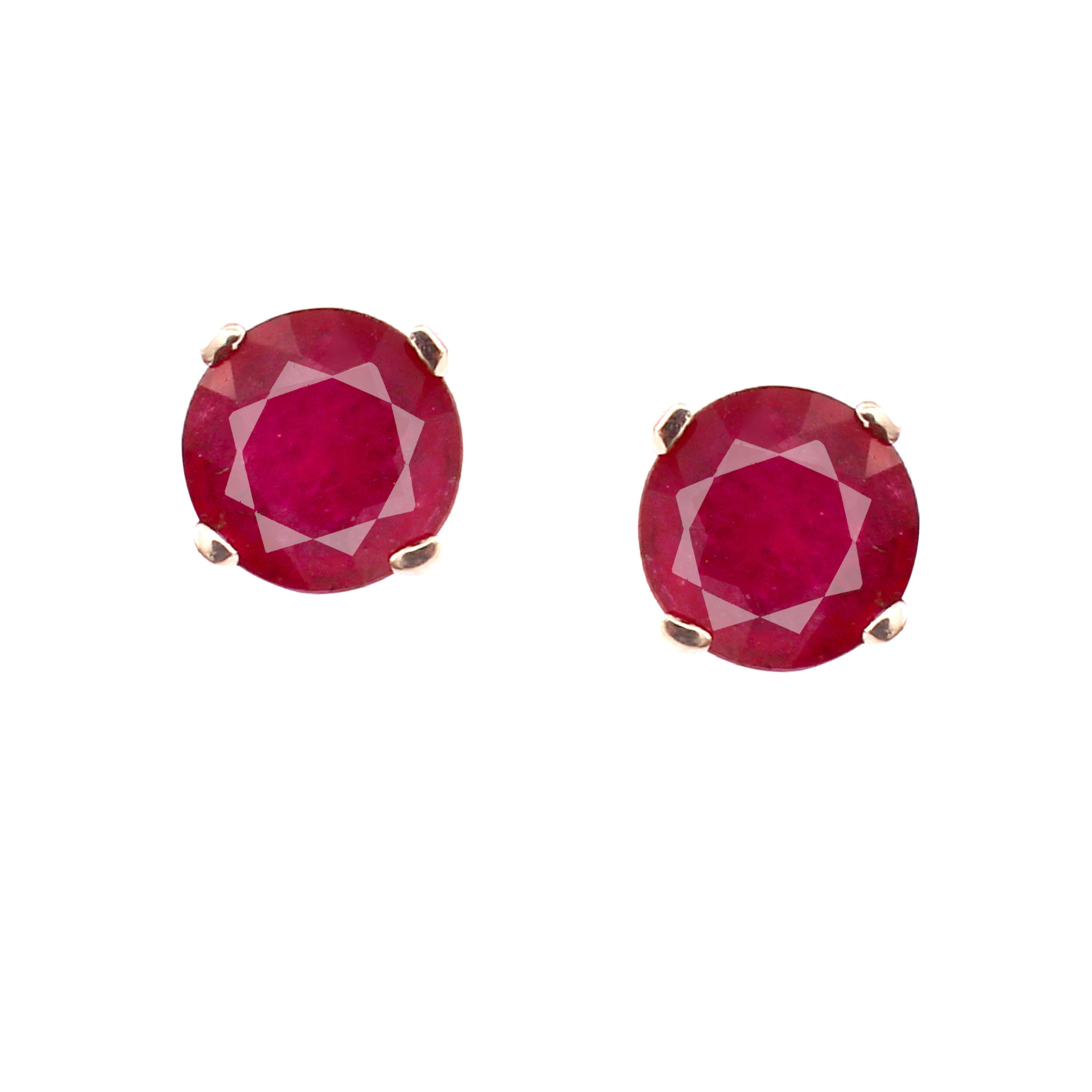 925 Sterling Silver with Natural Ruby